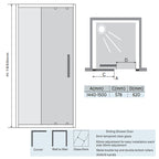 single sliding door shower enclosure - Tapron