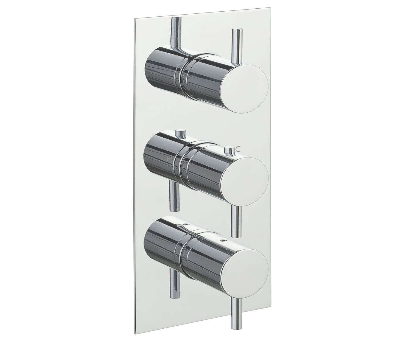 Eos Thermostatic 2 Outlet Shower Valve  Vertical - Tapron