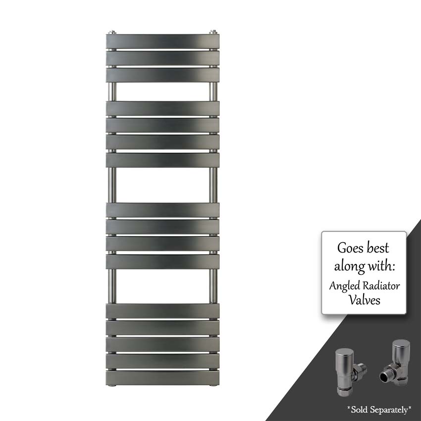 dual fuel towel rail black