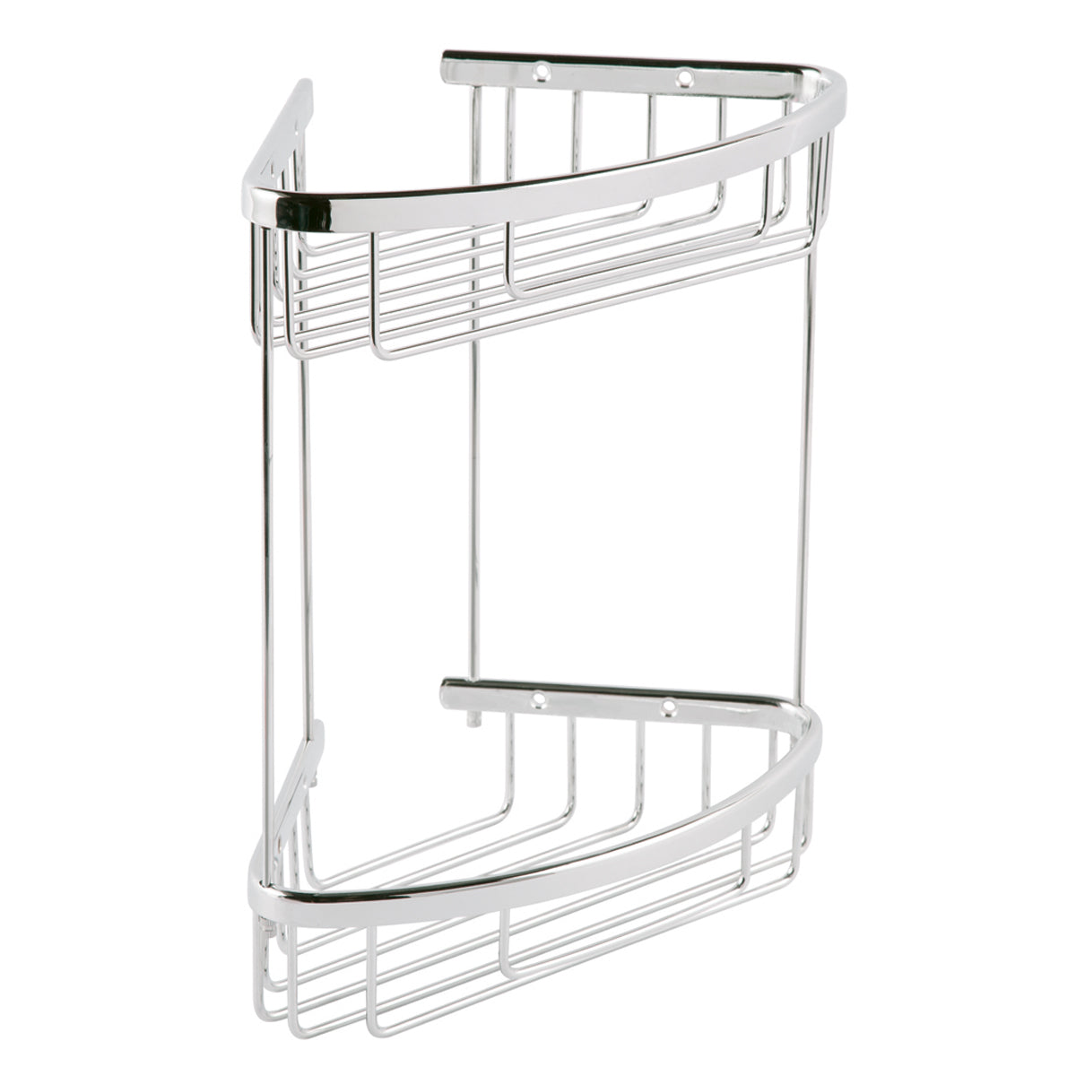 Twin Triangle Corner Shelf Basket