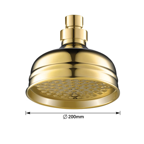 gold bathroom shower head - Tapron