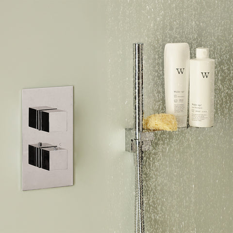 buy Dual outlet concealed shower valve tapron