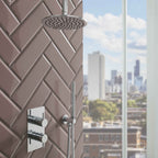 2 outlet concealed thermostatic shower valve