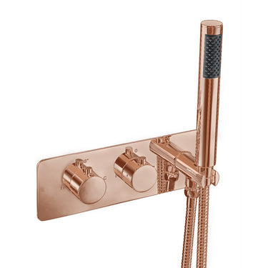 2 outlet concealed thermostatic shower valve