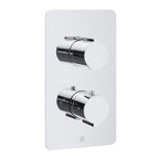 Thermostatic Concealed 2 Outlet Shower Valve - Vertical