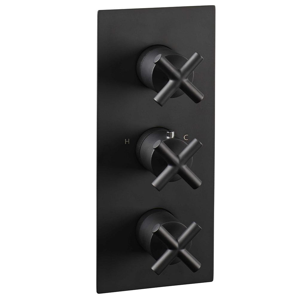 black shower mixer valve Main image