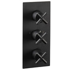 black shower mixer valve