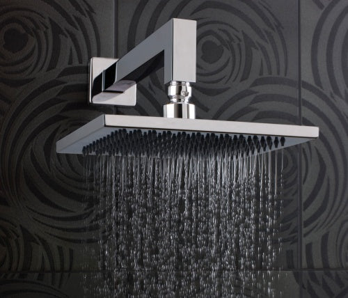 Contemporary Square Shower Head with Chrome Finish, HP2 - 300mm