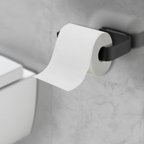 matt black toilet roll holder