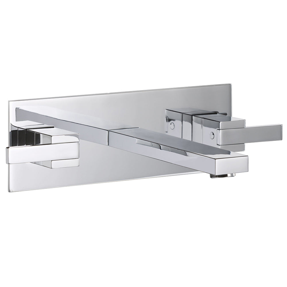 Wall Mounted 3 Hole Basin Mixer Tap Secondary image