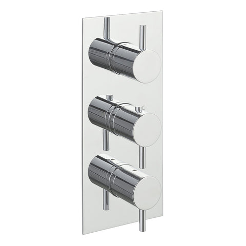 Thermostatic 3 Outlet Shower Valve - Vertical