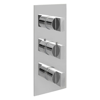 shop Thermostatic Concealed 3 Outlets Shower Valve Triple Handle from tapron Main image