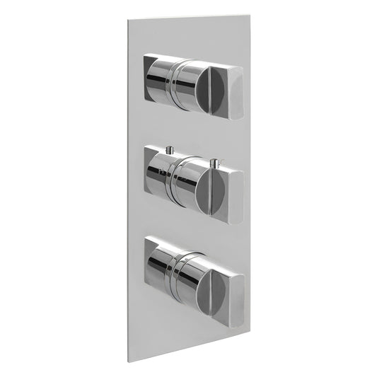 Vertical 3 Outlet Concealed Shower Mixer Valve