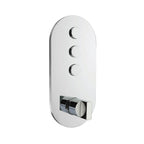 buy Push Button 3 outlet Shower Valve tapron