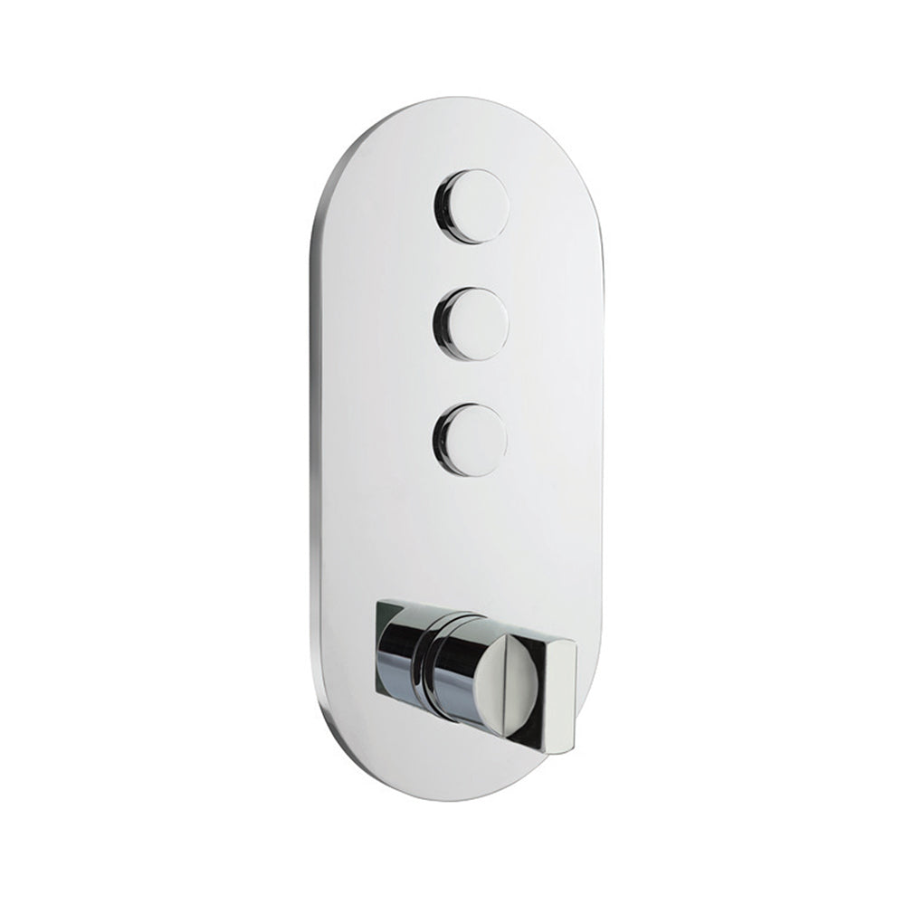 buy Push Button 3 outlet Shower Valve tapron