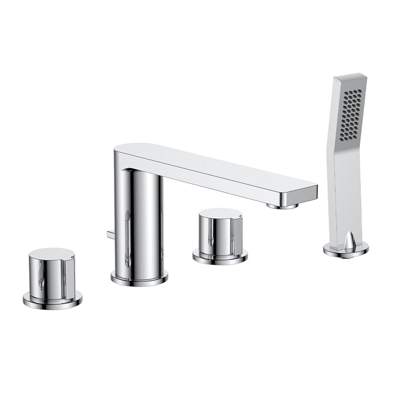 4 Hole Deck Mounted Bath Shower Mixer  tap tapron