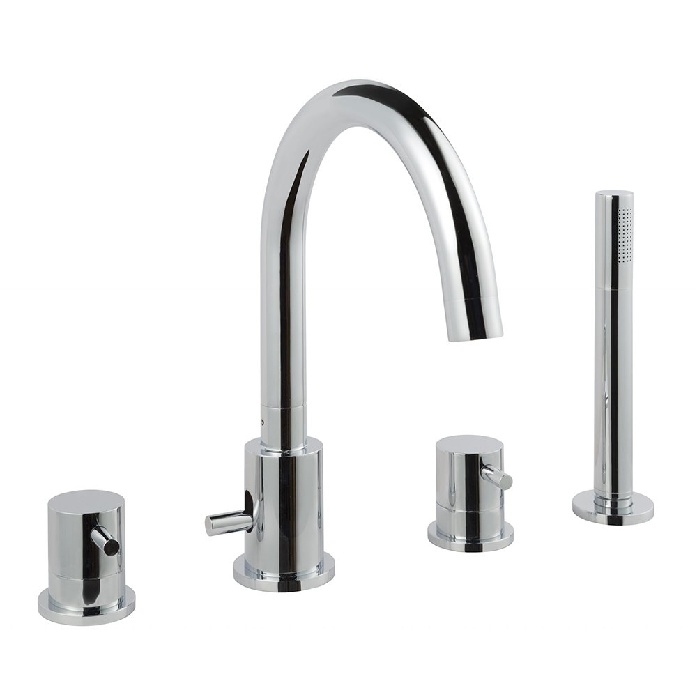 4 hole bath filler tapron