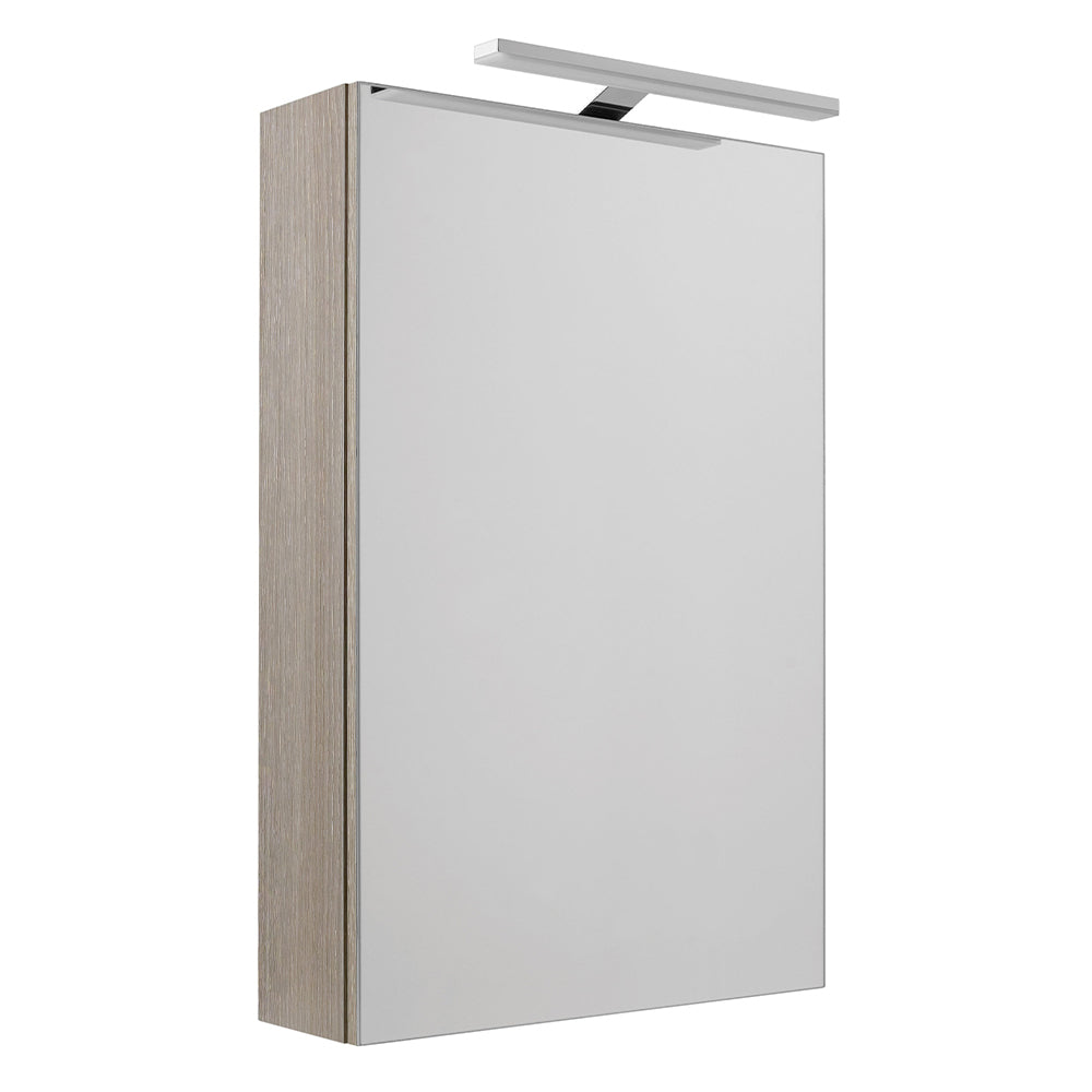 Bathroom Mirror Cabinet with Light and Shaver Socket - 460x700mm