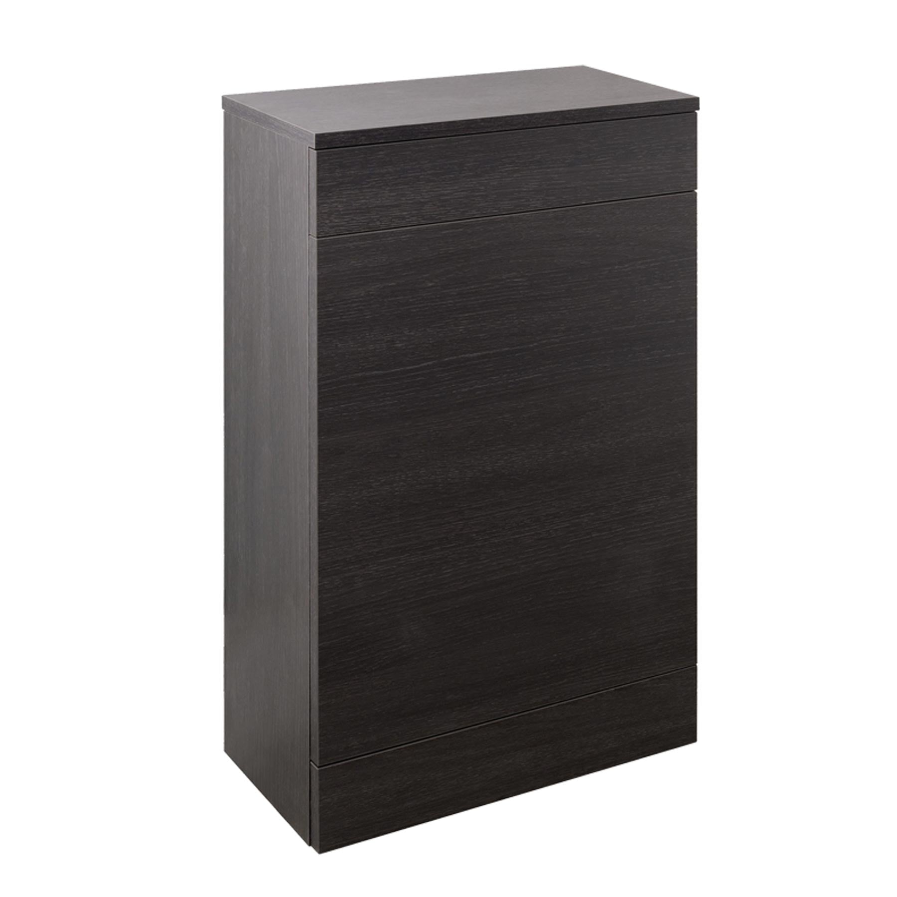Back To Wall Toilet Unit - Black, 500mm Main image