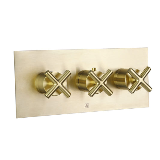 Solex Thermostatic Concealed 3 Outlet Shower Valve, Horizontal [6692ABBR] 2560