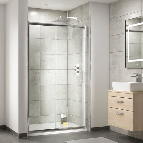 700 x 700 bifold shower enclosure - tapron