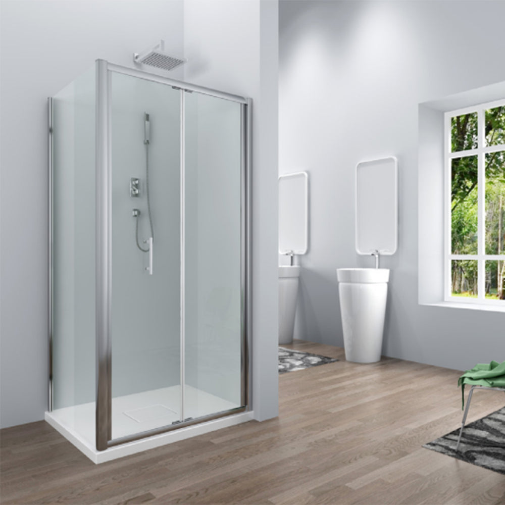 Bi-fold Semi Shower Enclosure - 1950mm - 6mm Secondary image
