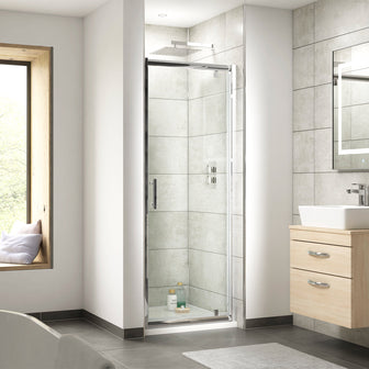 Pivot Door Shower Enclosure - 1950mm - 6mm Secondary image