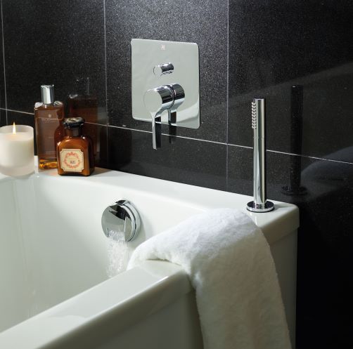 Curve Single Lever Concealed Diverter Valve - Tapron