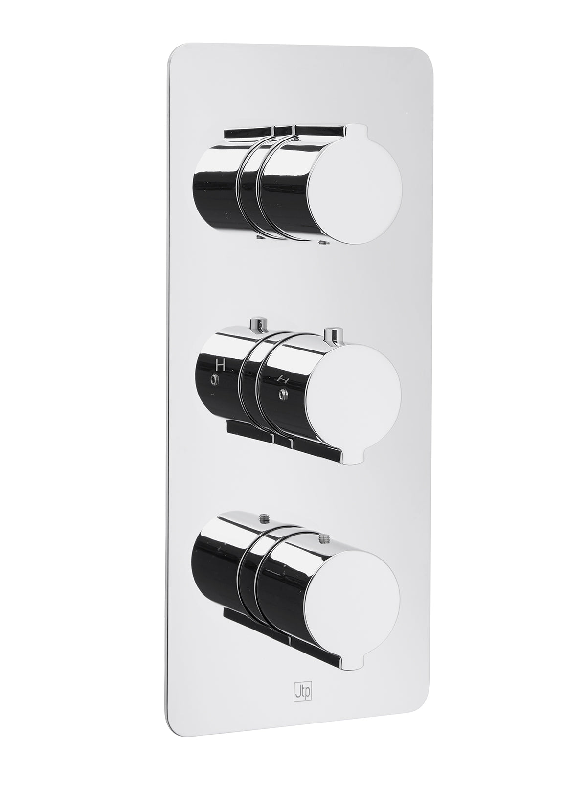 Luna Thermostatic Concealed 3 Outlet Shower Valve, Vertical [72681] Tapron