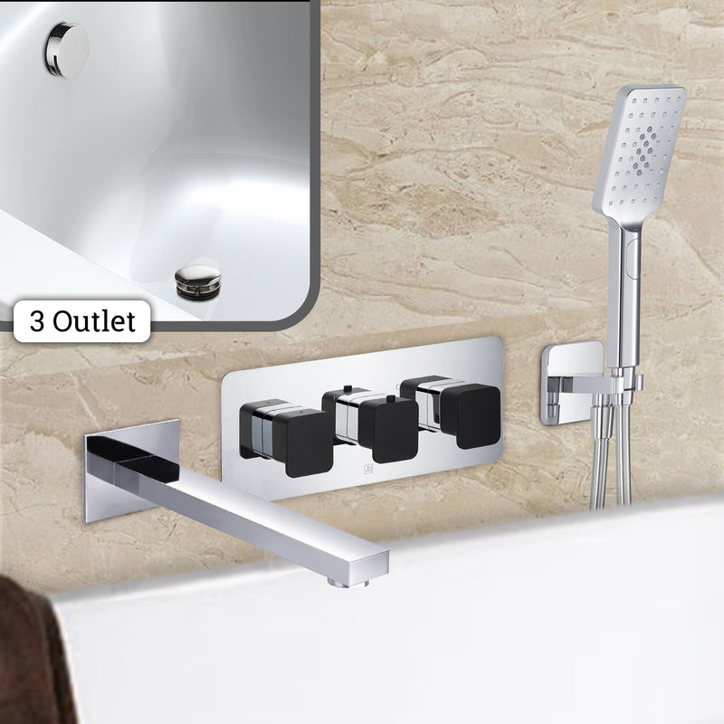 AXEL Thermostatic Concealed 3 outlet Shower Valve 