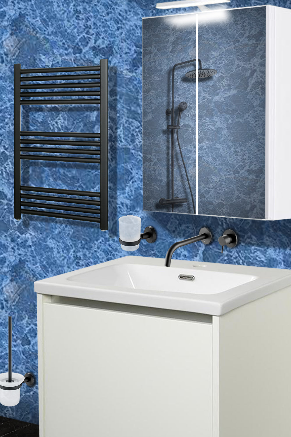 City 800 unit Wall Mounted with Internal Draw