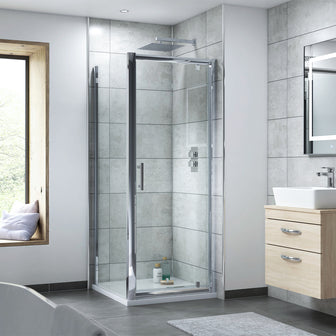 Pivot Shower Enclosure - 1950mm - 6mm Secondary image