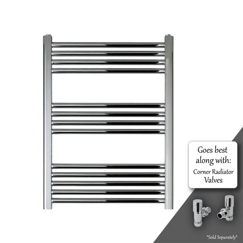 Chrome bathroom radiator