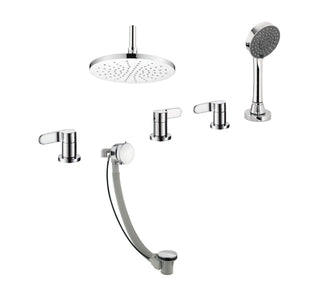 4-Hole Bath Shower Mixer with Bath Filler Main image