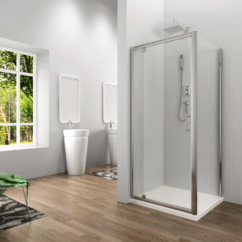 shower enclosure with pivot door - tapron