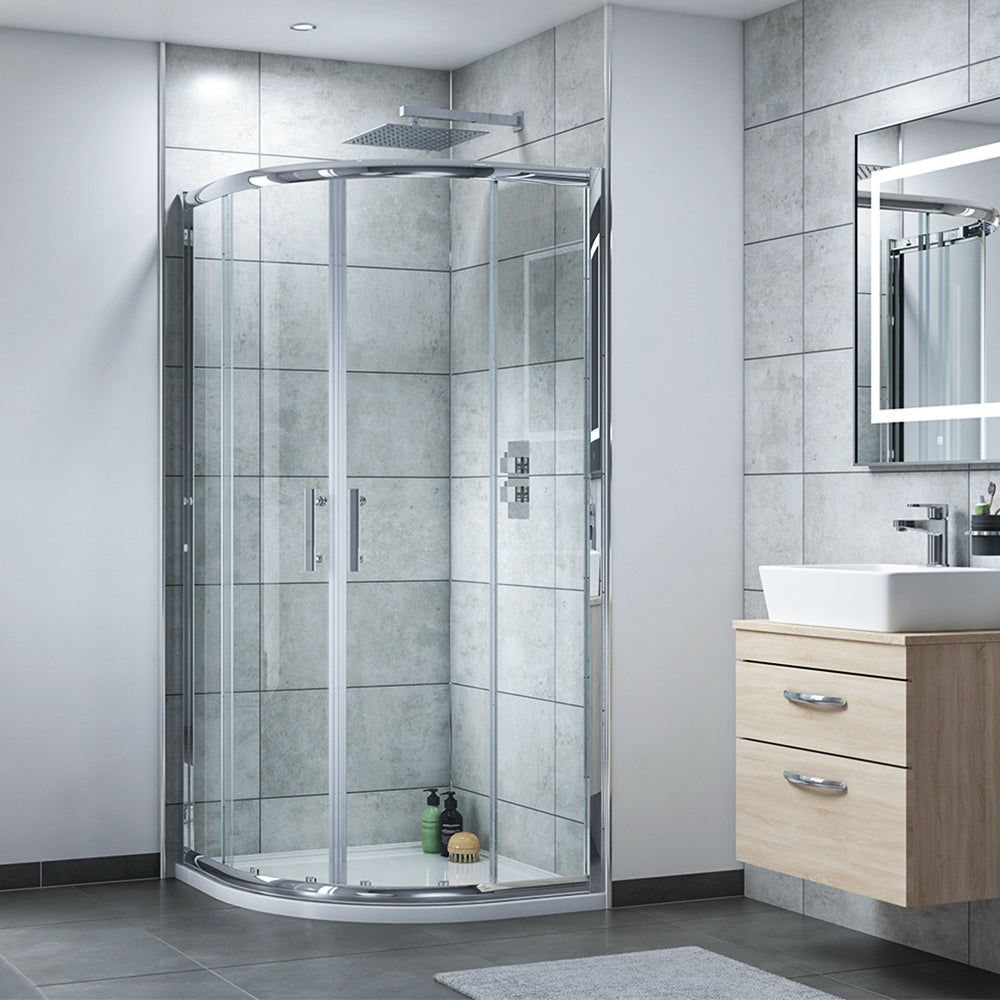 shower enclosure offset quadrant - tapron