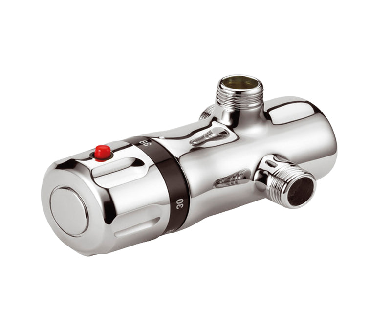 Thermostatic wall mounted douche valve for douche kit