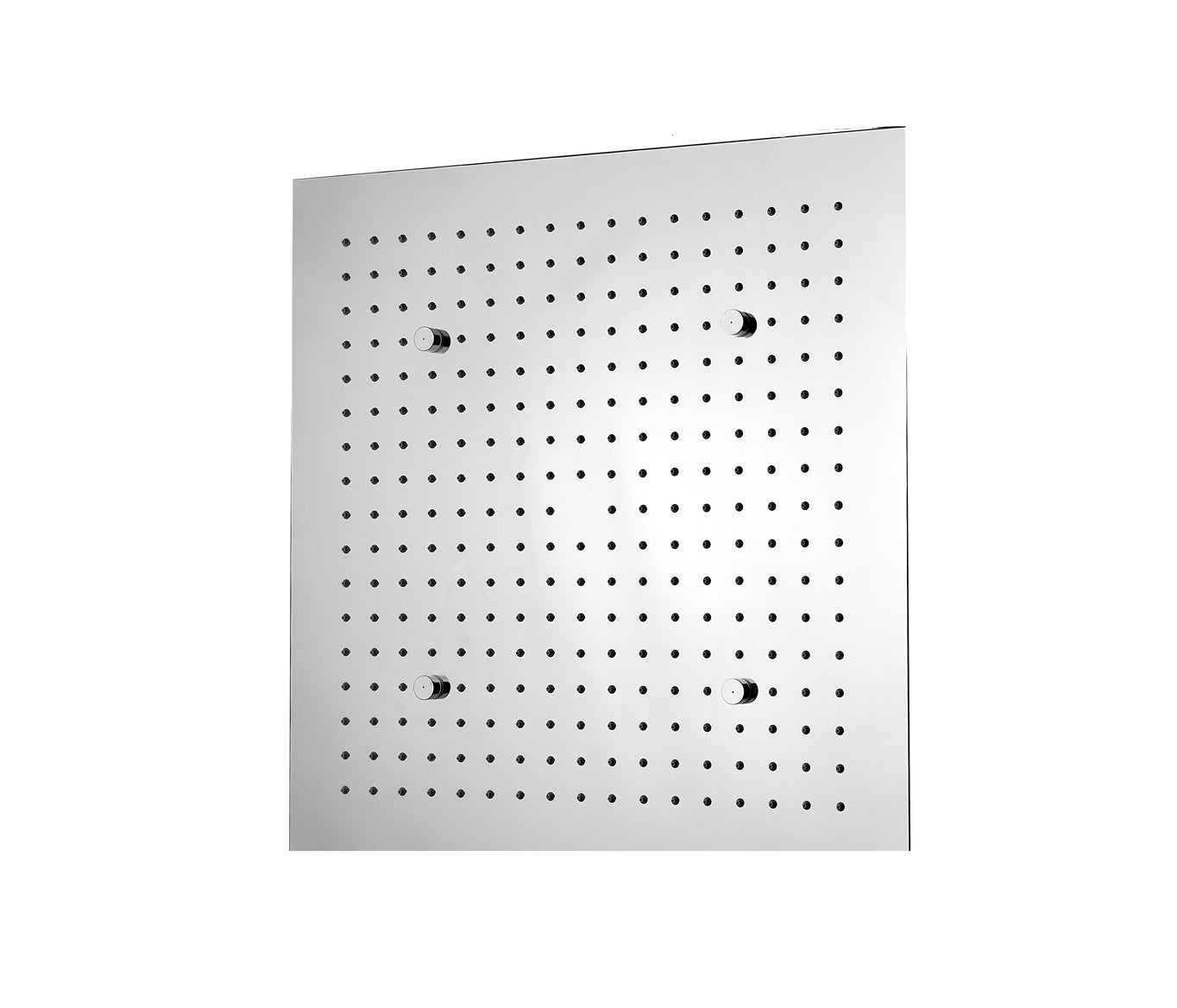 Aquamist Square Overhead Shower with Mist Function, 380mm - Chrome Tapron