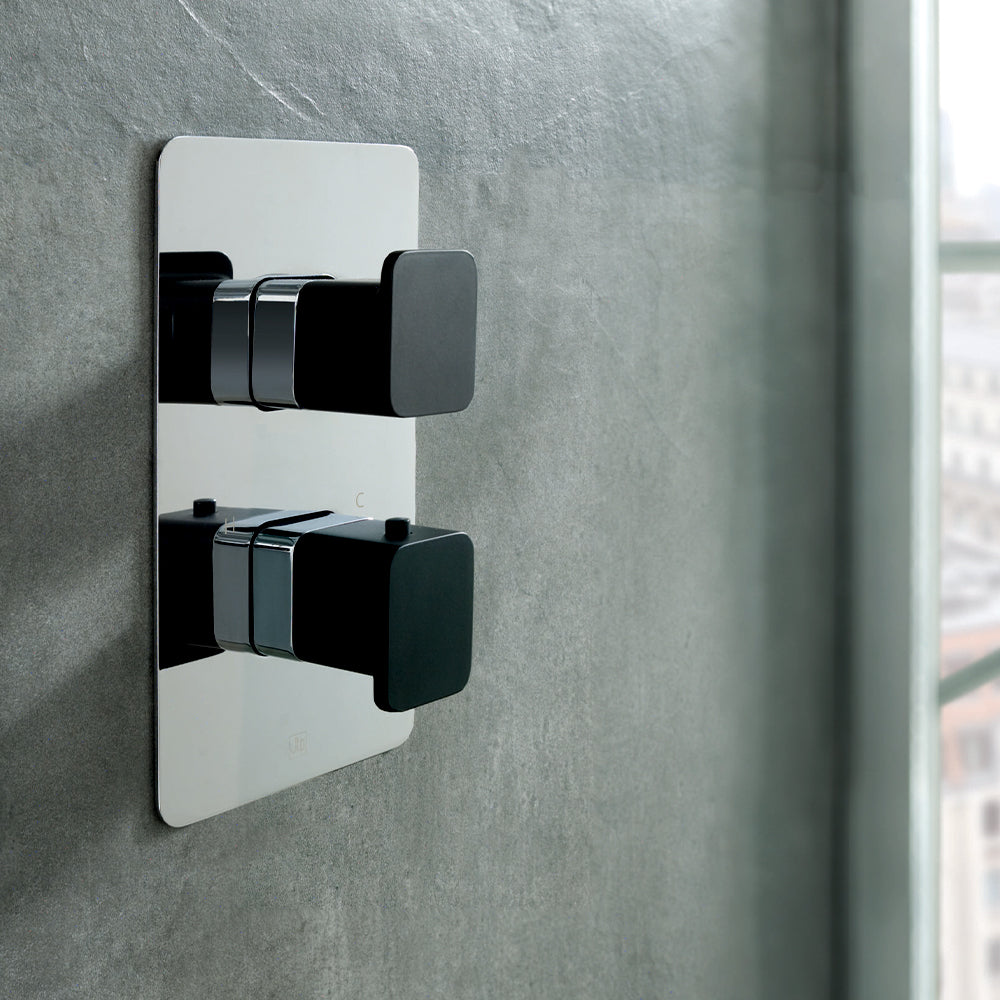 Thermostatic Concealed 1 Outlet Shower Valve Vertical Main image