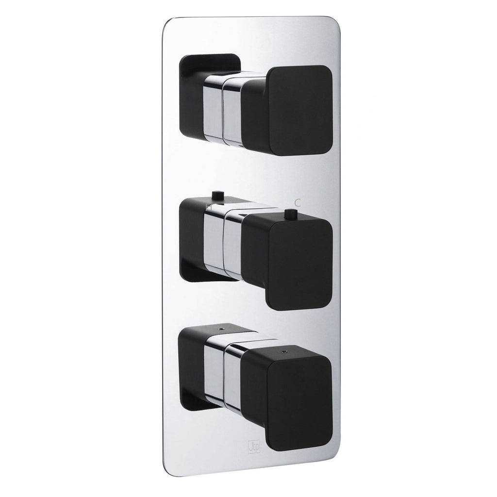 AXEL Thermostatic Concealed 3 Outlet Shower Valve - Vertical MP 0.5 [74691MBH]