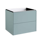 Aqua Space-Saving Luxurious Vanity Unit with Glossy Aquamarine Finish - 600mm [TRAQM60]