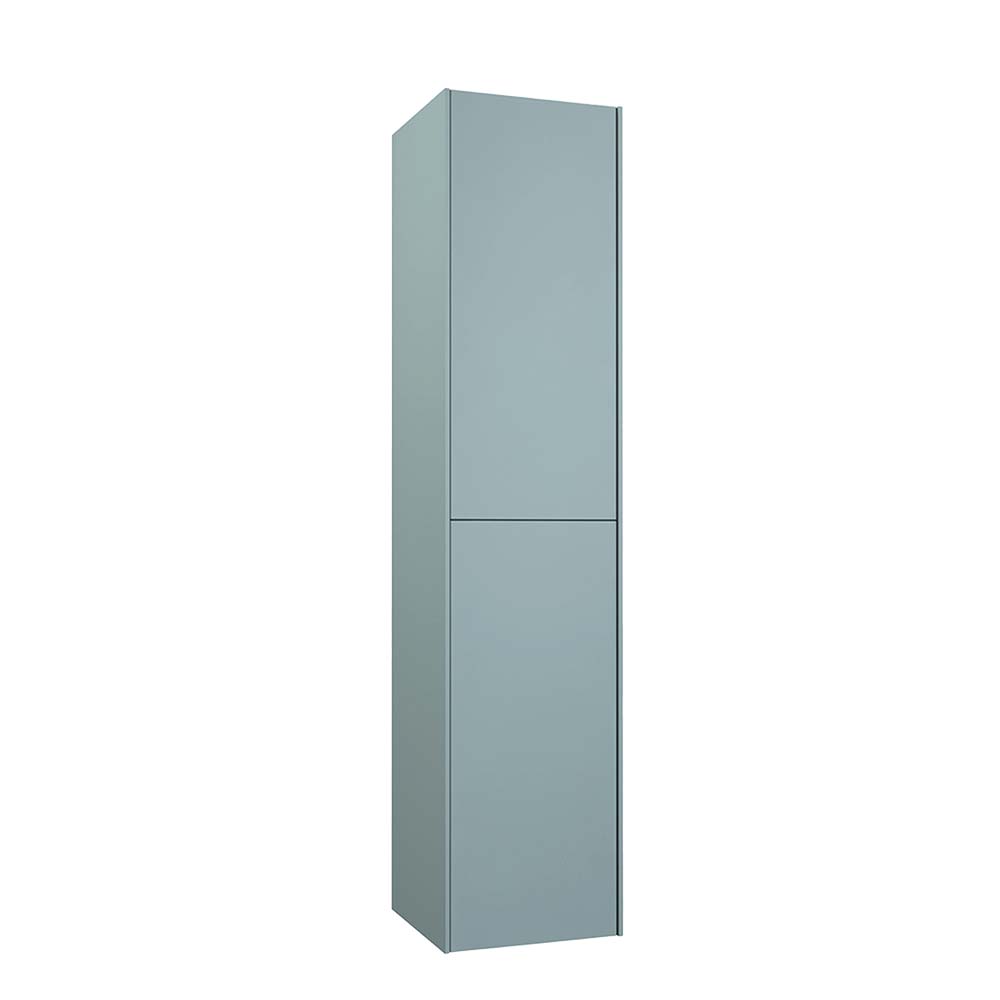 Aqua Wall-Mounted 2 Drawer Space-Saving Essential Vanity Unit - Aquamarine - 1600mm [TRAQM160] Main image