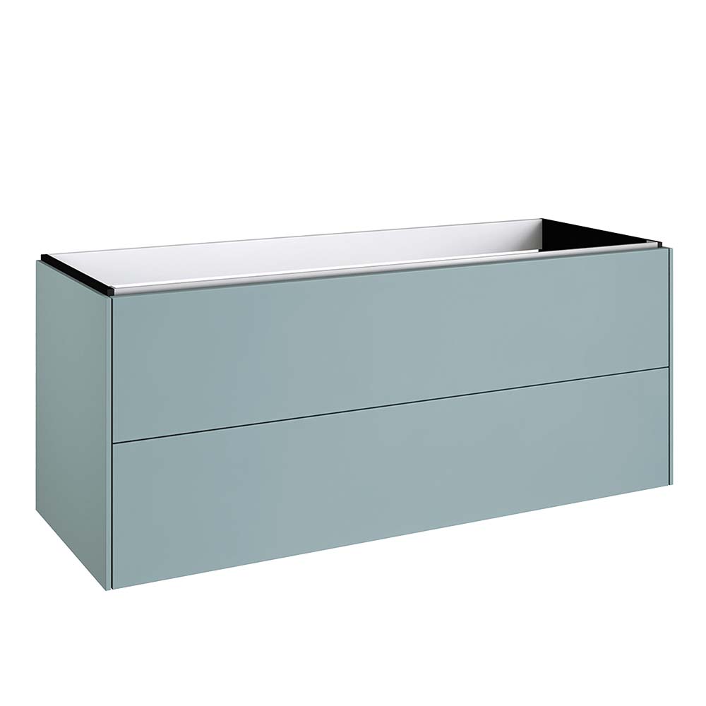 Aqua-Wall-Mounted-2-Drawer-Vanity-Unit-with-Generous-Space-Saving-and-Soft-Closing-Drawer-White-120 Main image