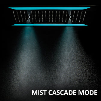 Aquamist Recessed Shower Head with Mist Cascade & Rain Function, 450mm Secondary image