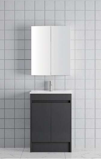 Astro Floor Standing Bathroom Vanity Unit Dark Grey Secondary image
