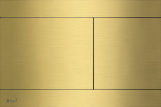 Square Brushed Gold Flush Plate