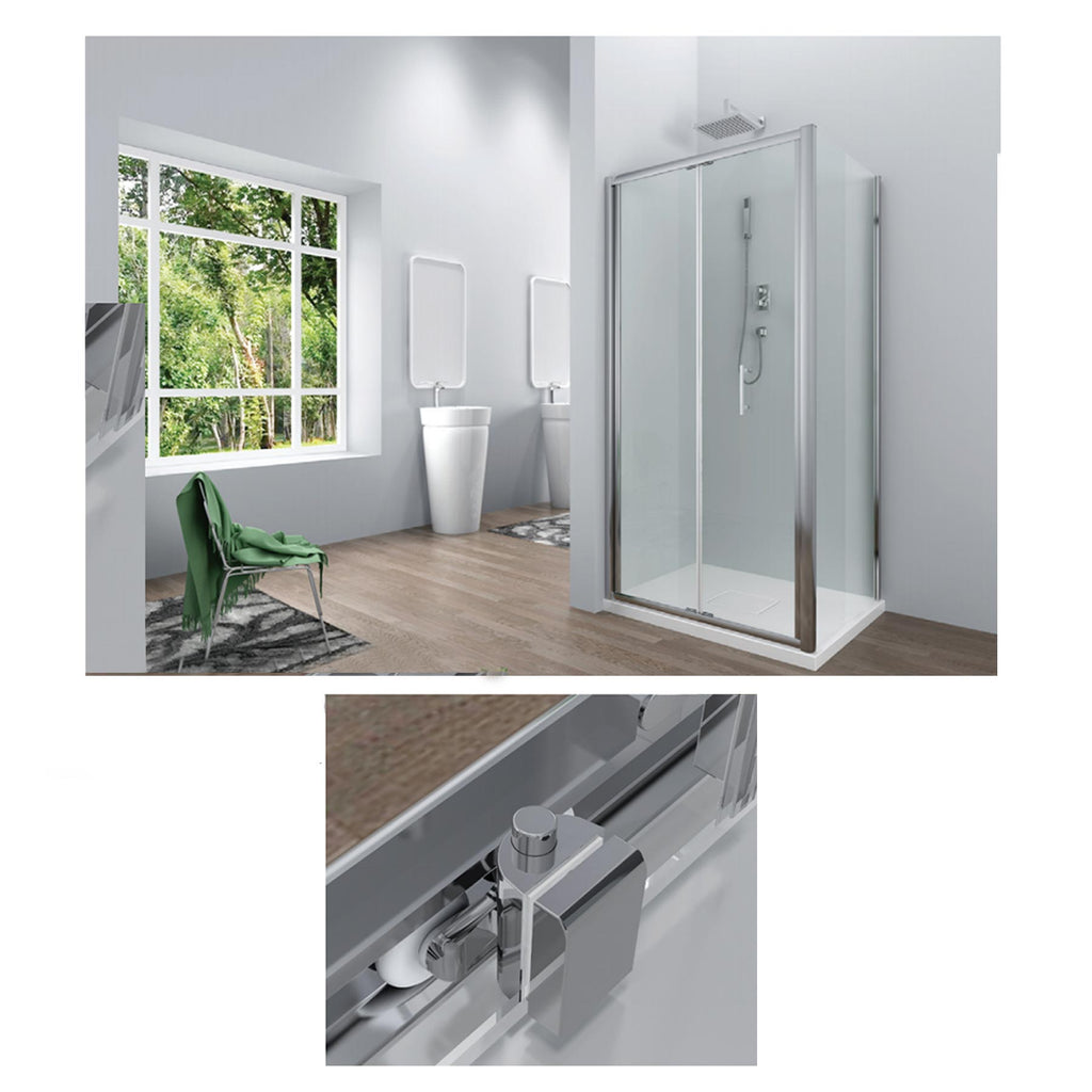 Marina 6mm Bi-Fold Shower Door - Multiple Sizes