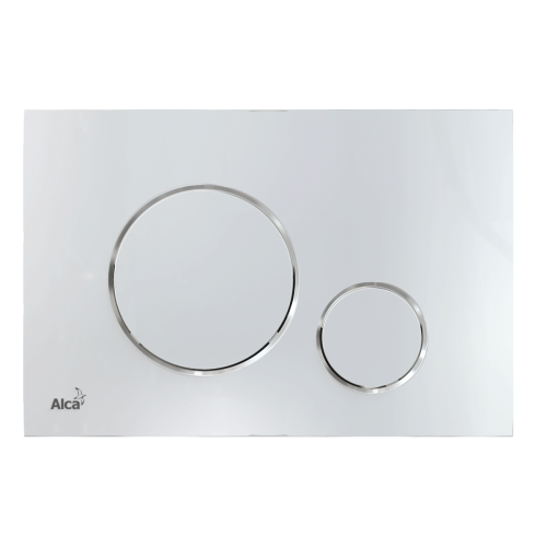 Round Chrome dual Flush Plate