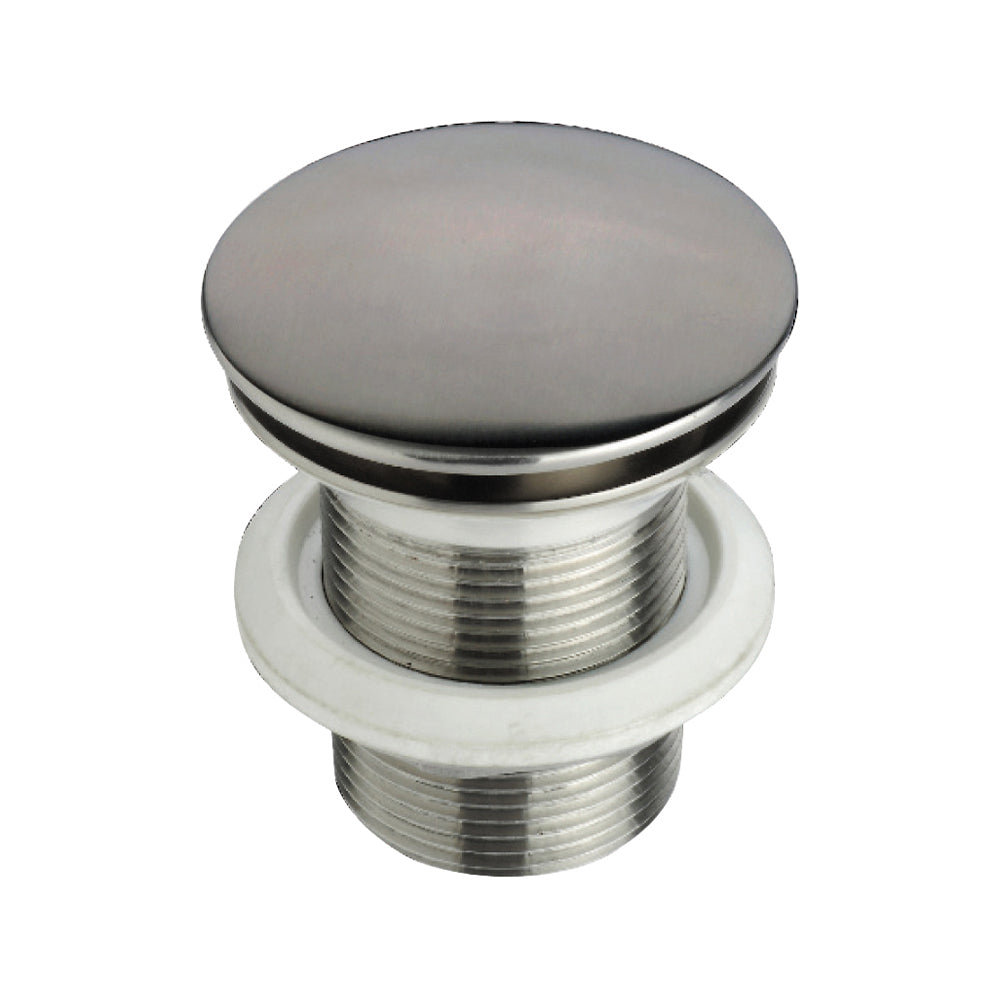 Freeflow Basin Waste with Brushed Stainless Steel Finish - Tapron Main image