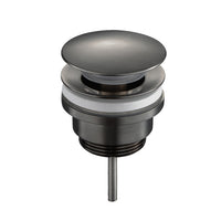 VOS Universal Basin Waste Slotted/Unslotted - Brushed Black Finish-Tapron